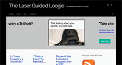 Desktop Screenshot of laserguidedloogie.com